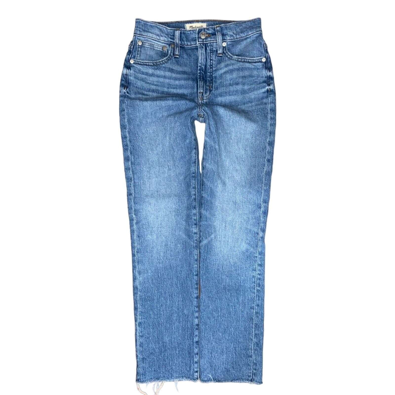 MADEWELL The Perfect Vintage Jean in Ainsworth High Rise Straight Size 24