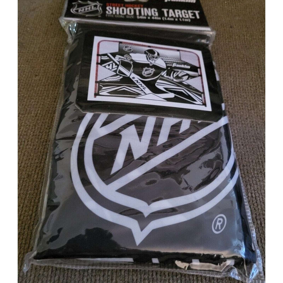 Franklin Sports Hockey Shooting Target - NHL - Fits 54 x 44 Inch Goal Street Hoc