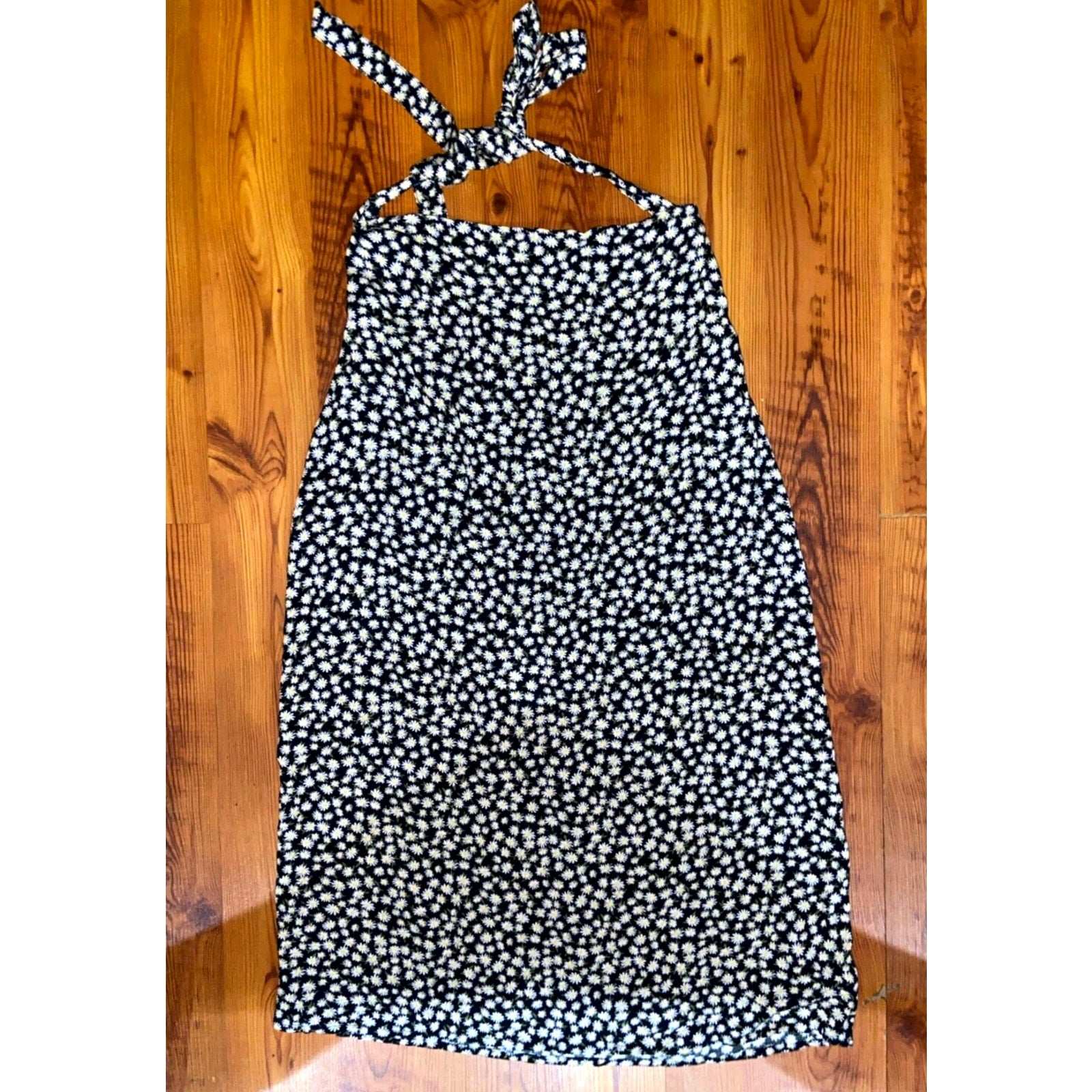 NEW! AE American Eagle Daisy Halter Mini Dress Size S (Small)