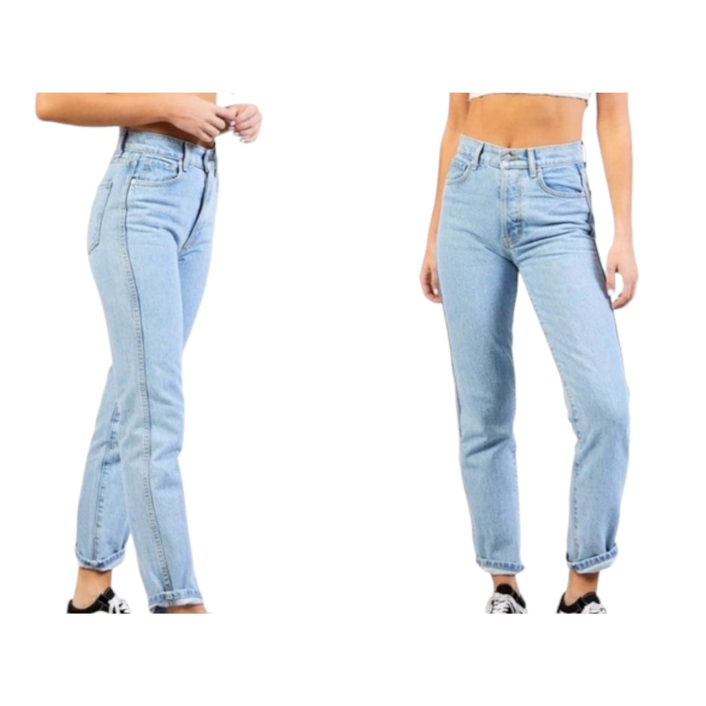 REVICE 90's Ex Boyfriend Button Fly High Rise Straight Relaxed Jeans Size 27