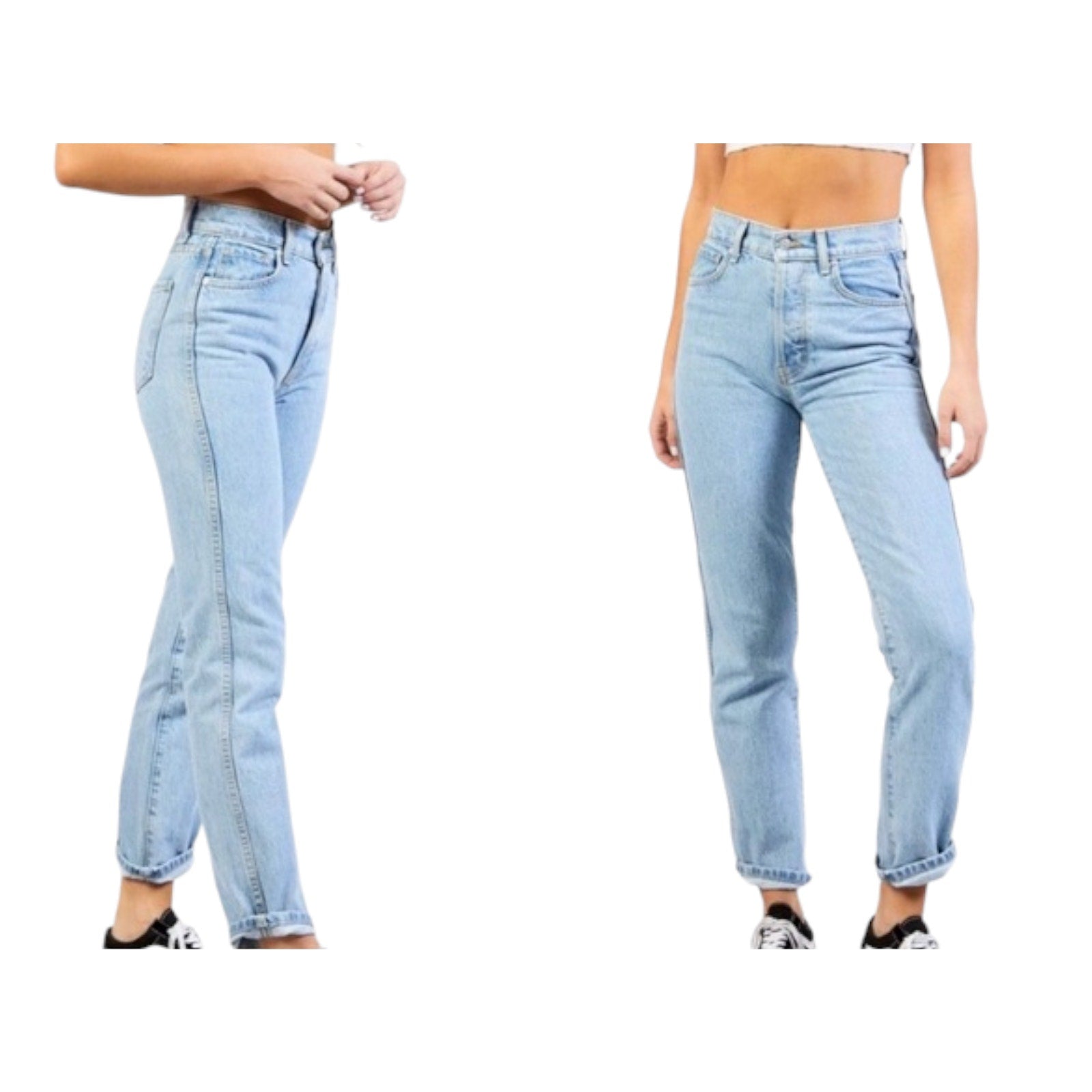 REVICE 90's Ex Boyfriend Button Fly High Rise Straight Relaxed Jeans Size 27
