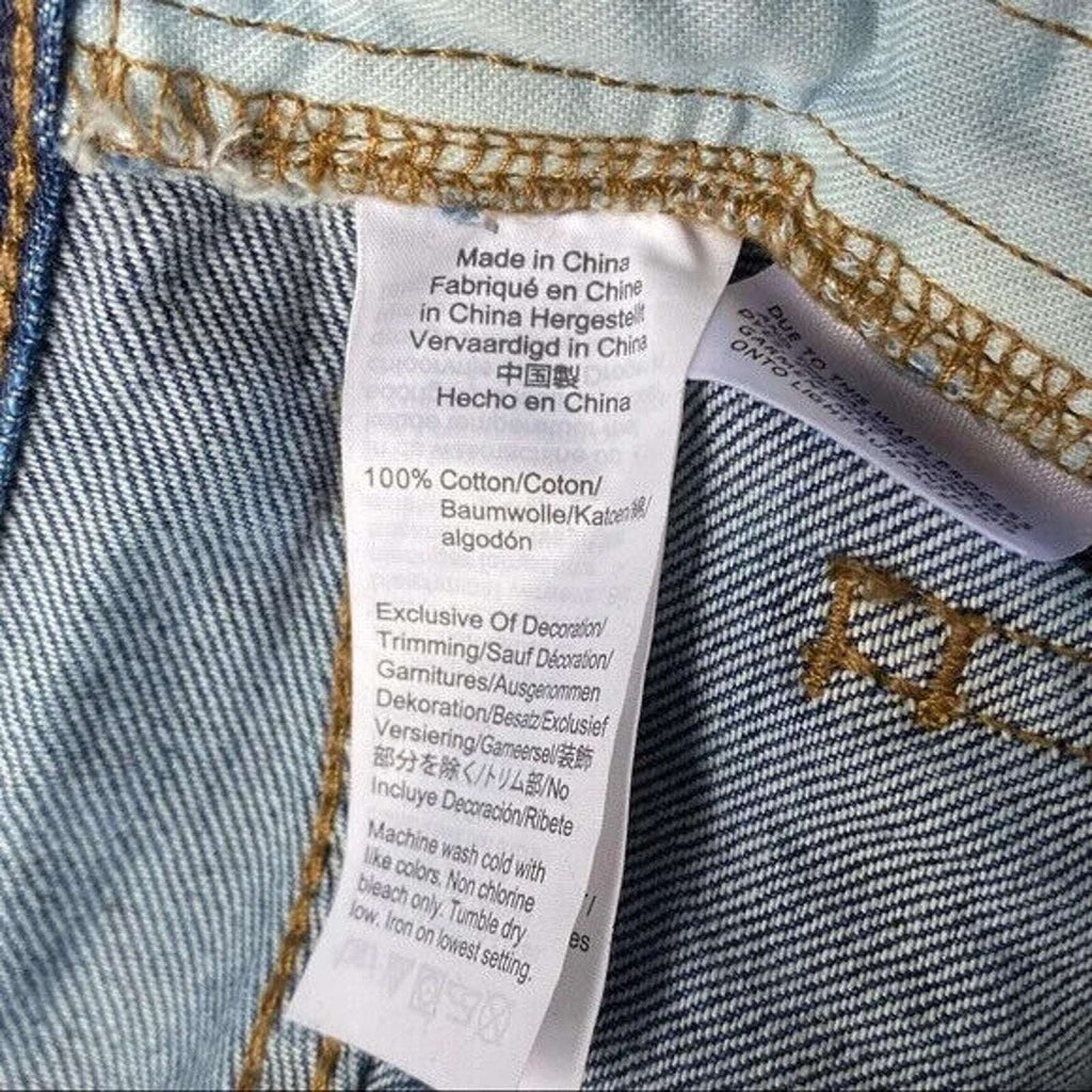 Madewell The Perfect Vintage Jean Metallic Tuxedo Edition Size 27 Women's