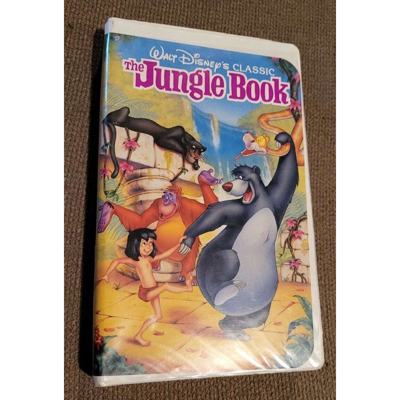 Walt Disney's The Classics The Jungle Book VHS ** Black Diamond Edition #1122