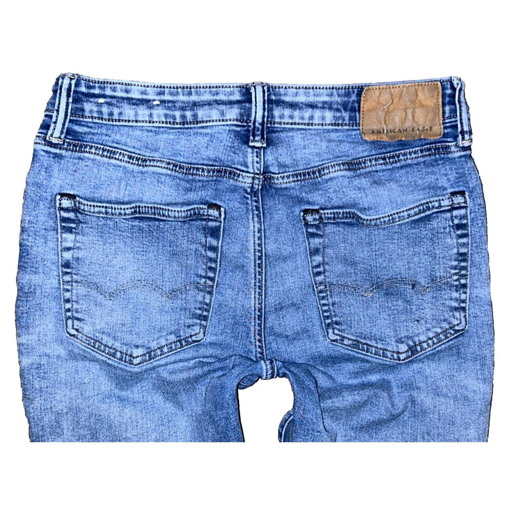 AE American Eagle Airflex + Athletic Ripped Distressed Jeans Size W29 L32 Men's