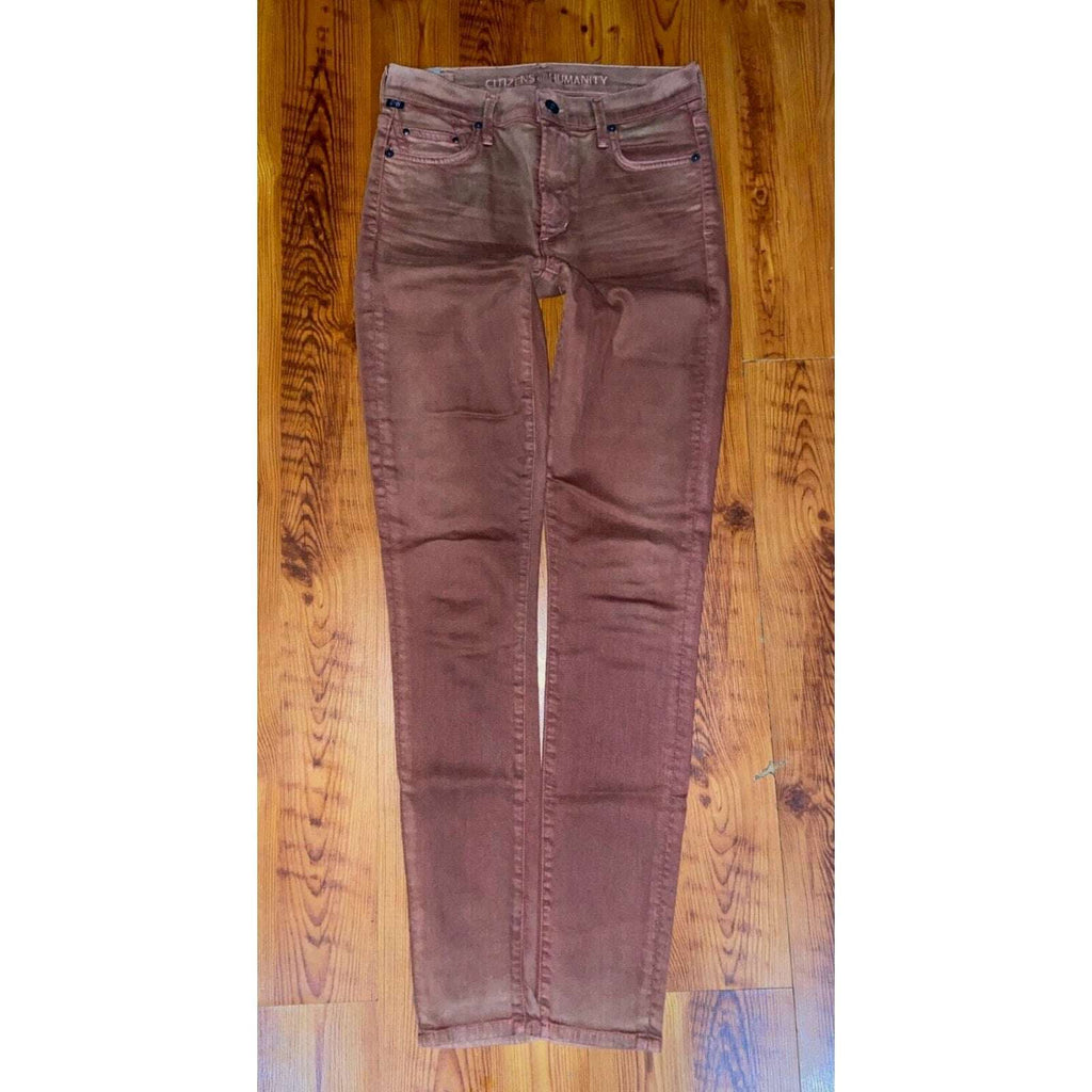 CITIZENS OF HUMANITY Antique Iridescent Mid Rise Skinny Jeans Size 27