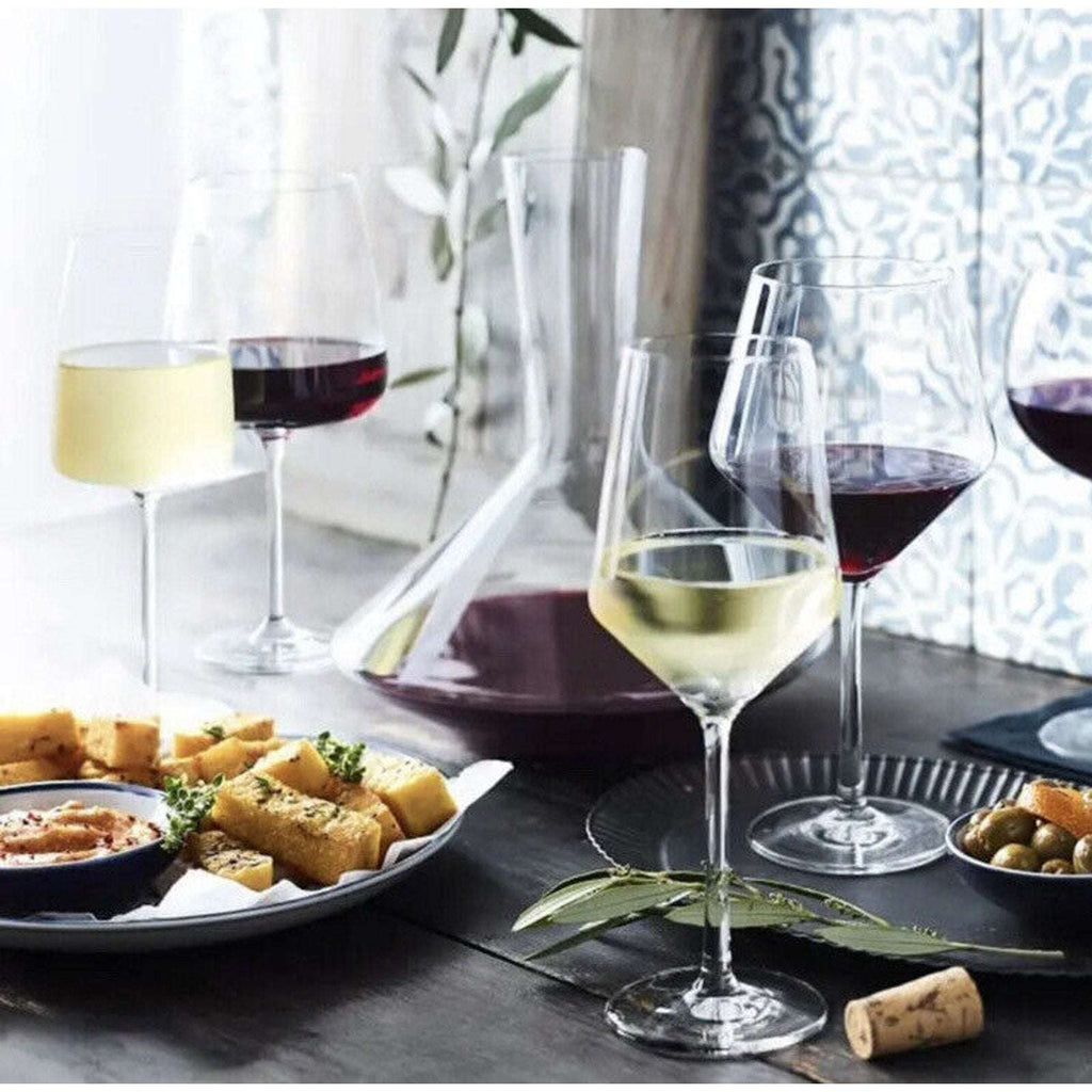 Luna & Mantha Premium Crystal Hand Blown , Long Stem Wine Glasses LM-1035 4 pcs