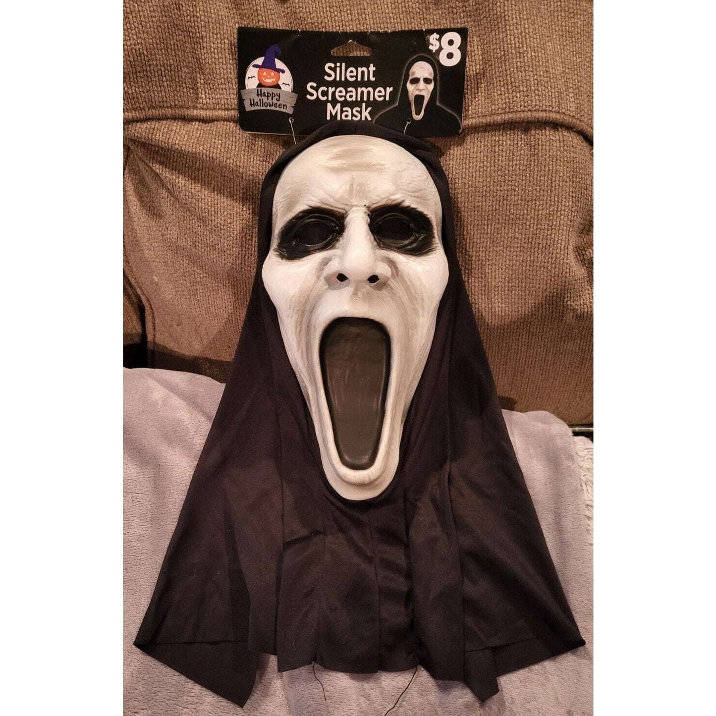 Scream Ghost Face SILENT SCREAMER MASK Scary Movie RARE Easter Unlimited 2022