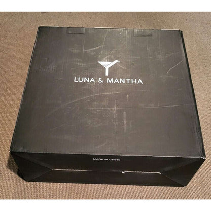Luna & Mantha Premium Crystal Hand Blown , Long Stem Wine Glasses LM-1035 4 pcs