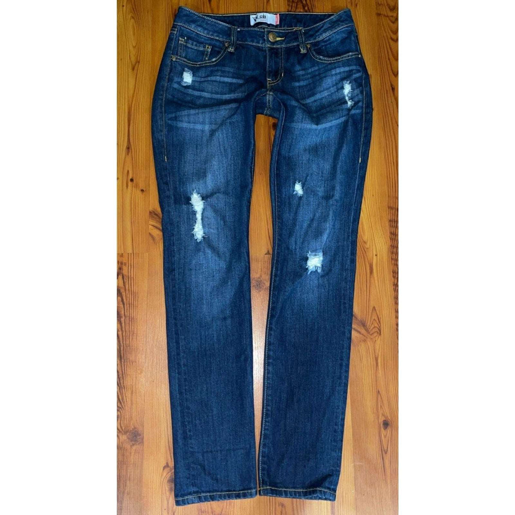 cabi Slim Boyfriend Relaxed Distressed Jeans Size 2 (W 29 x L 31)