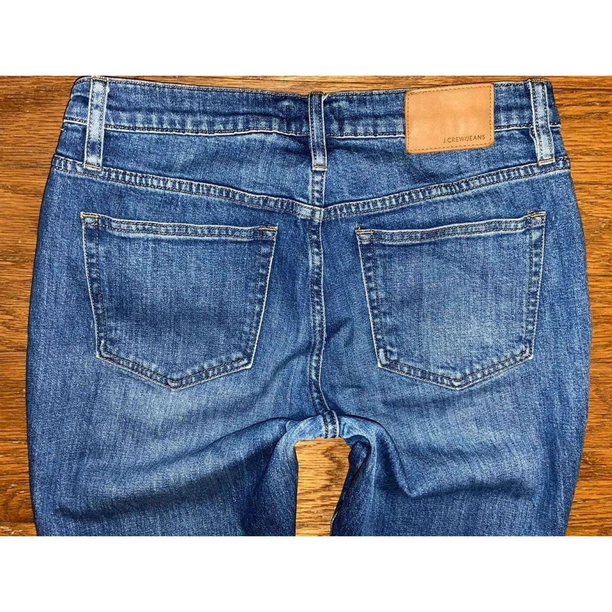 J.Crew Slim Broken-In Boyfriend High Rise Frayed Hem Jeans Size 26
