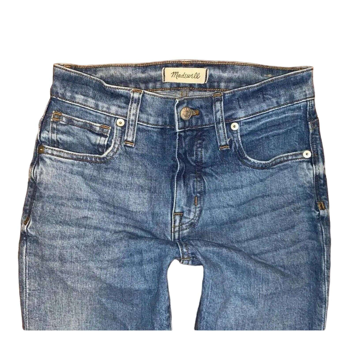 MADEWELL 9" High Rise Skinny Leg Distressed Ankle Jeans Size 24