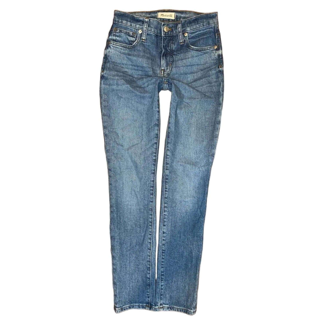 MADEWELL 9" High Rise Skinny Leg Distressed Ankle Jeans Size 24