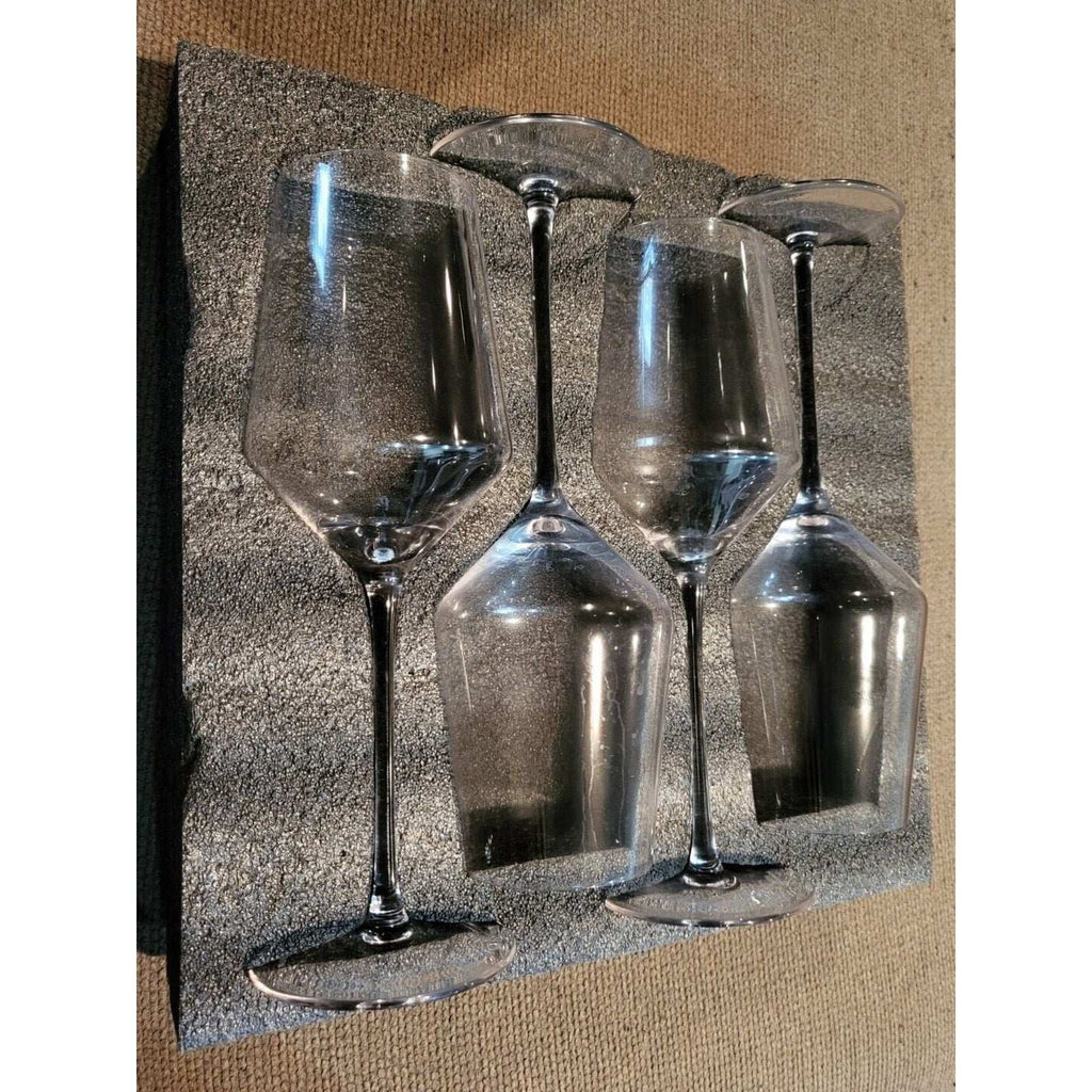 Luna & Mantha Premium Crystal Hand Blown , Long Stem Wine Glasses LM-1035 4 pcs