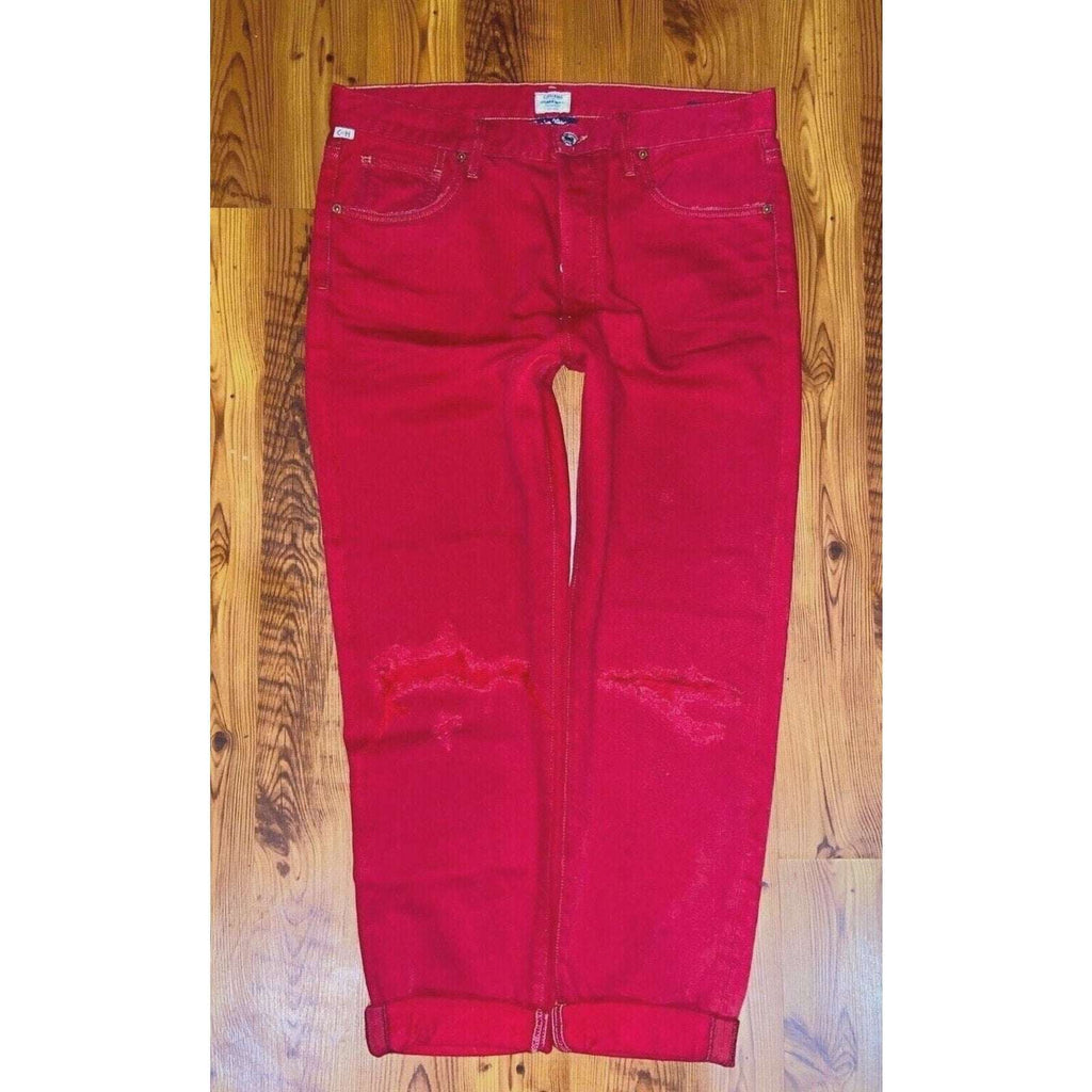 CITIZENS OF HUMANITY Vintage Liya High Rise Classic Fit Crop n Double Dare Sz 30
