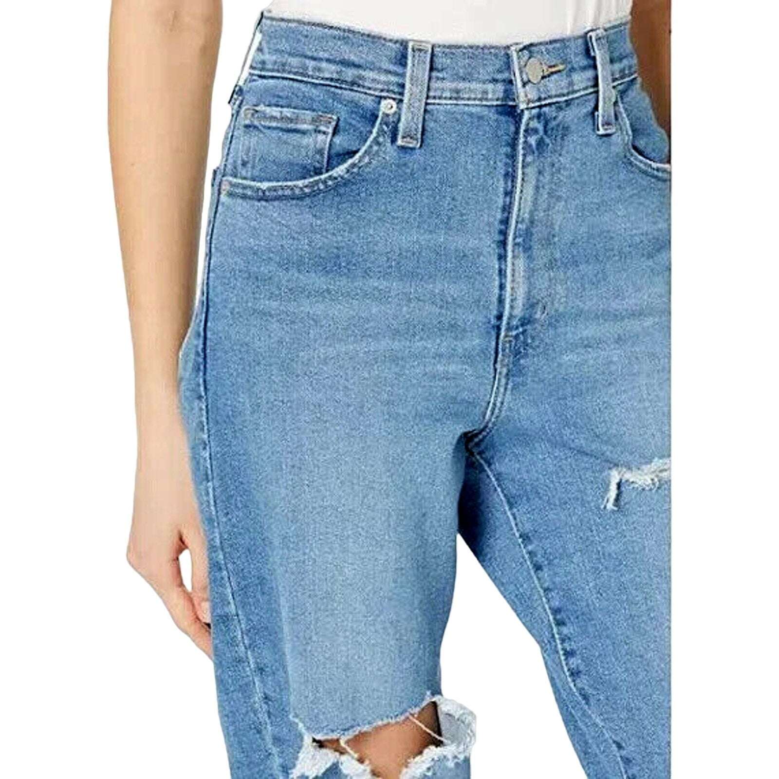 NEW! LEVI'S High Waisted Tapered Mom Jeans Size W 28 L 29 Womens
