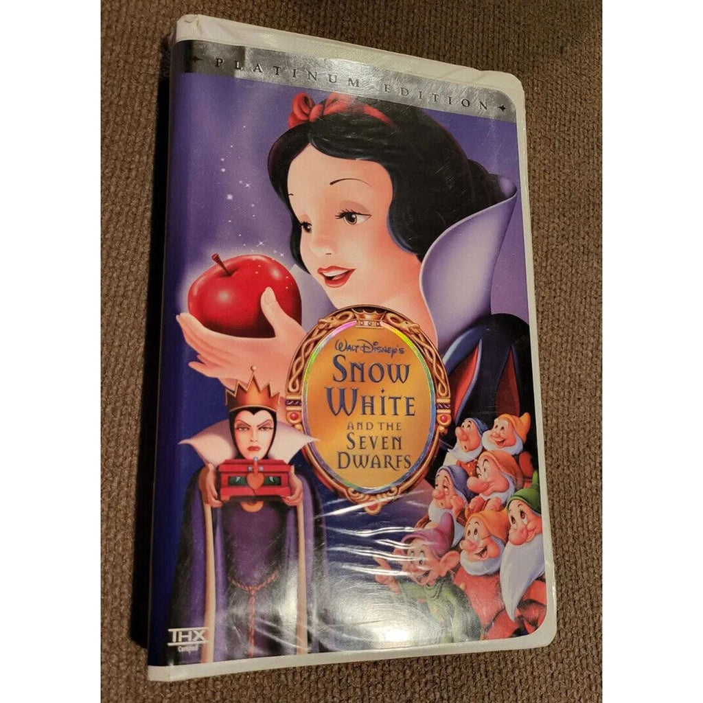 SNOW WHITE AND THE SEVEN DWARFS Walt Disney's Platinum Edition 2001 VHS