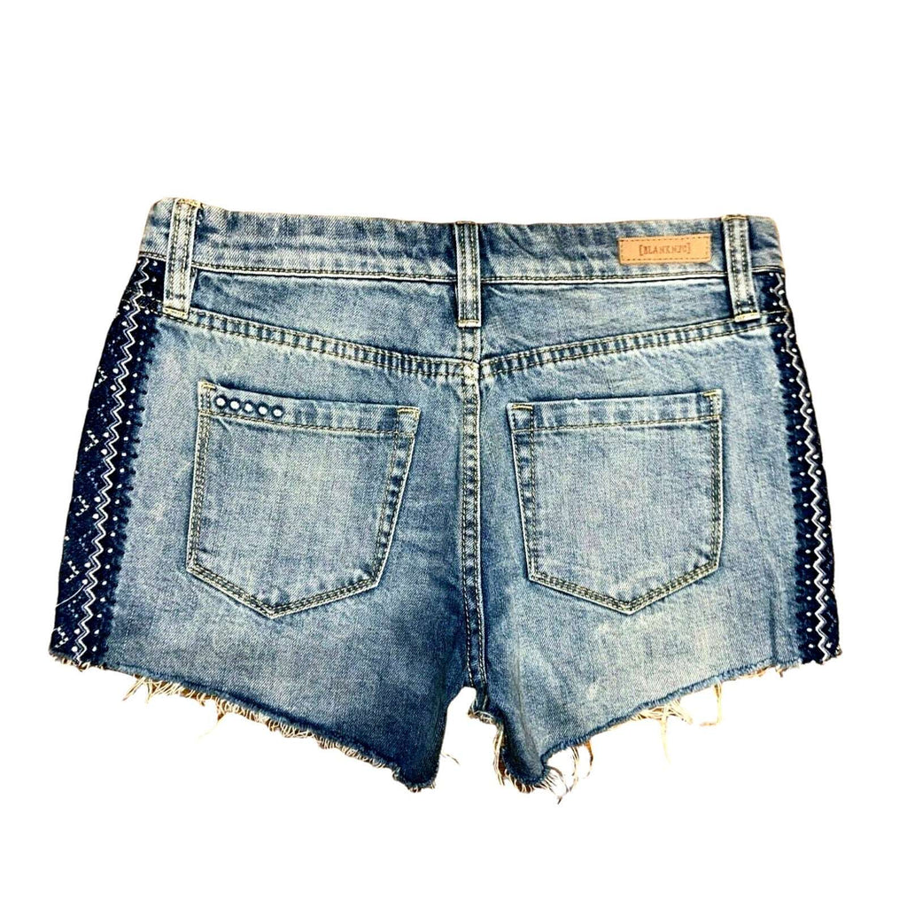 NEW! BLANK NYC HIKER SHORT Distressed Cut Off Boho Jean Shorts Sz 24