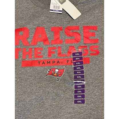 NFL Tampa Bay Buccaneers Raise the Flags T-Shirt Mens 2XL XXLNew With Tags