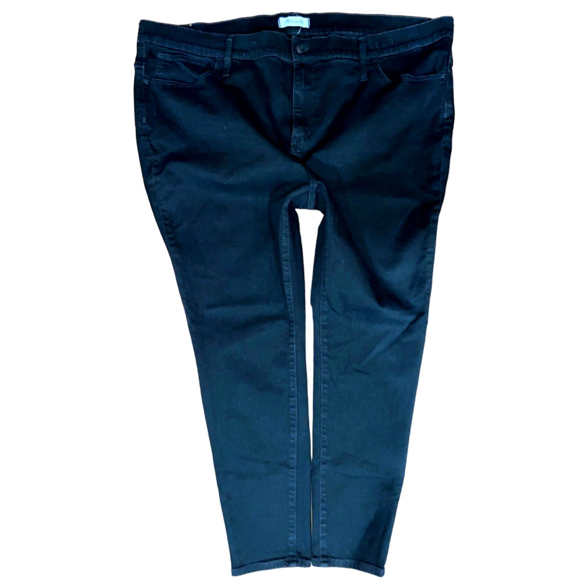 MADEWELL ROADTRIPPER High Waist Skinny Black Jeans Size 37 (24 Plus Size Women's)