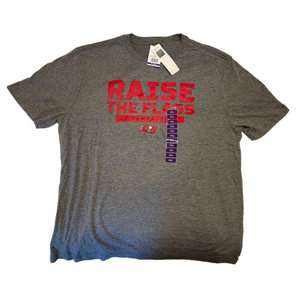 NFL Tampa Bay Buccaneers Raise the Flags T-Shirt Mens 2XL XXLNew With Tags