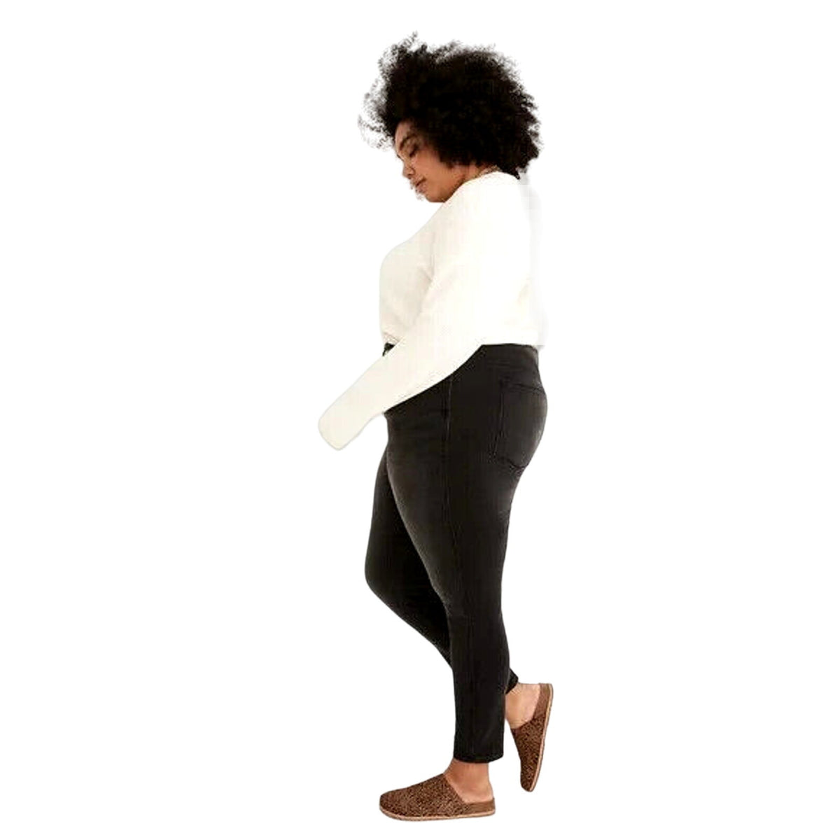 MADEWELL ROADTRIPPER High Waist Skinny Black Jeans Size 37 (24 Plus Size Women's)