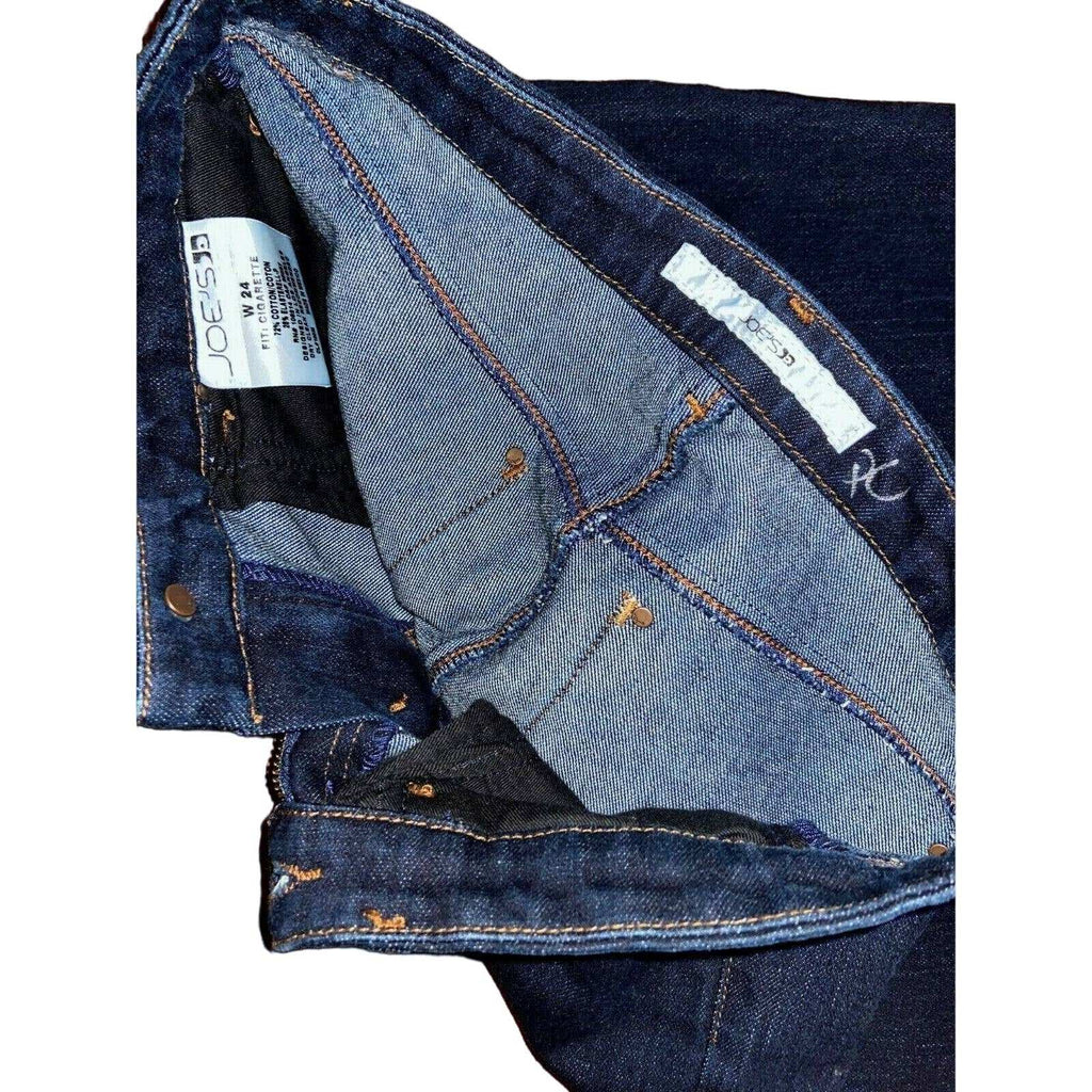 JOE'S CIGARETTE Straight Leg Dark Wash Classic Jeans Sz 24 EUC!