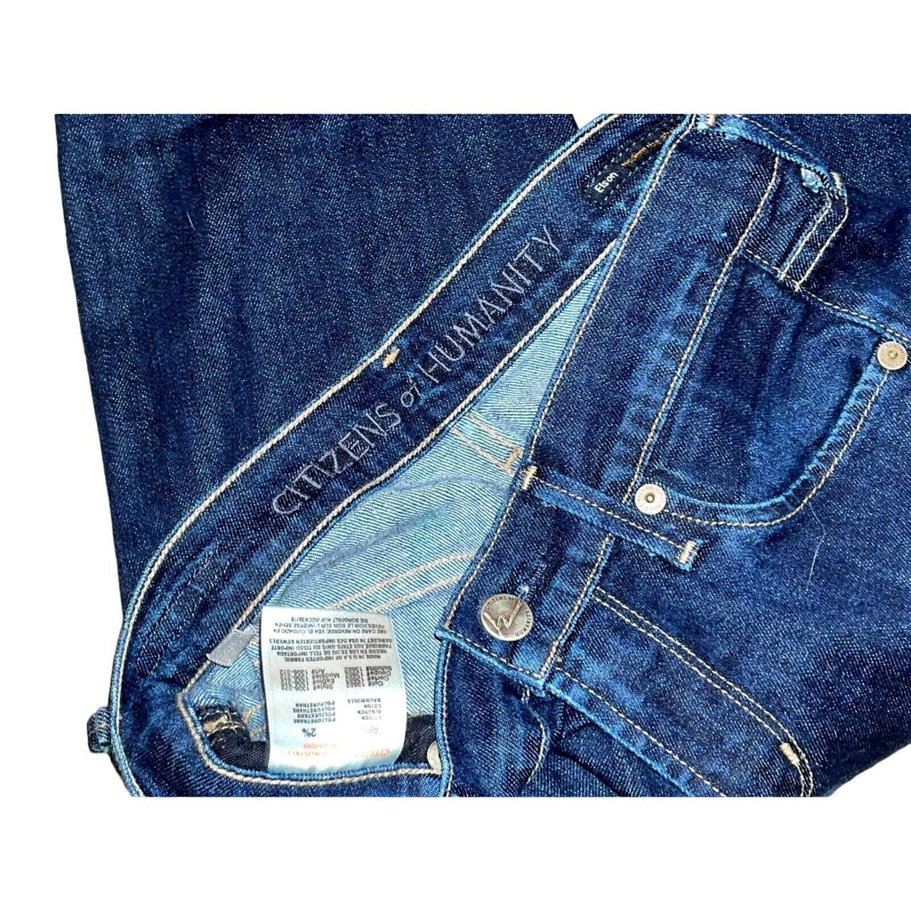 Citizens of Humanity Elson Medium Rise Straight Leg Ankle Jeans Size 24