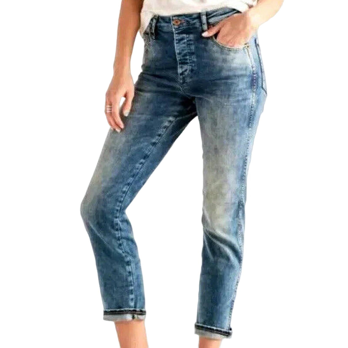 EUC! LUCKY BRAND The High Rise Tomboy Button Fly Relaxed Fit Jeans Sz 10 / 30