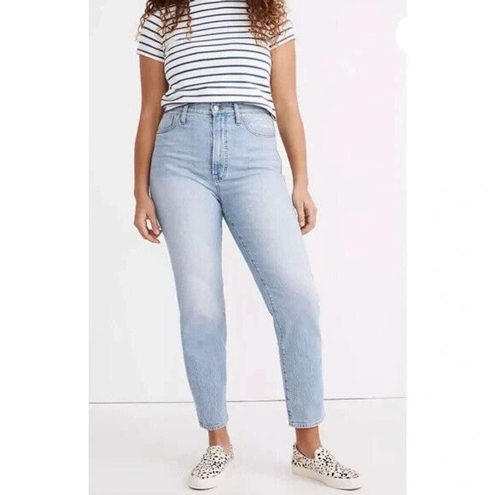 Madewell The Curvy Perfect Vintage Jeans High Rise Tapered Size 36 (like 18W)