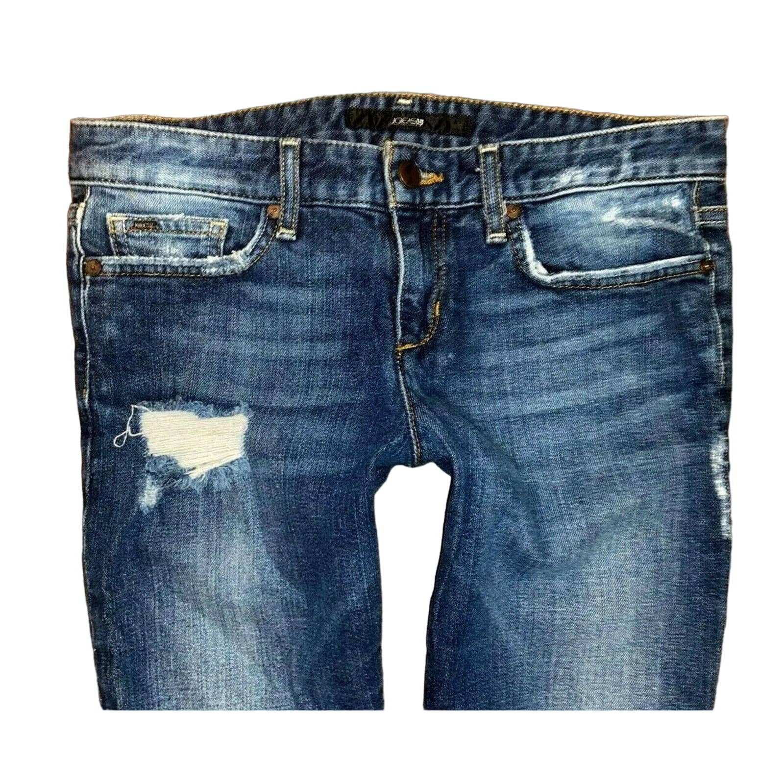 JOE'S EX-LOVER Size 24 in Gemma Boyfriend Distressed Ripped Boyfriend Jeans