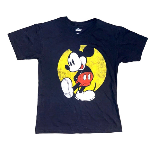 Disney's Mickey Mouse Black Short Sleeved Graphic T-Shirts Size L (Large) Boys