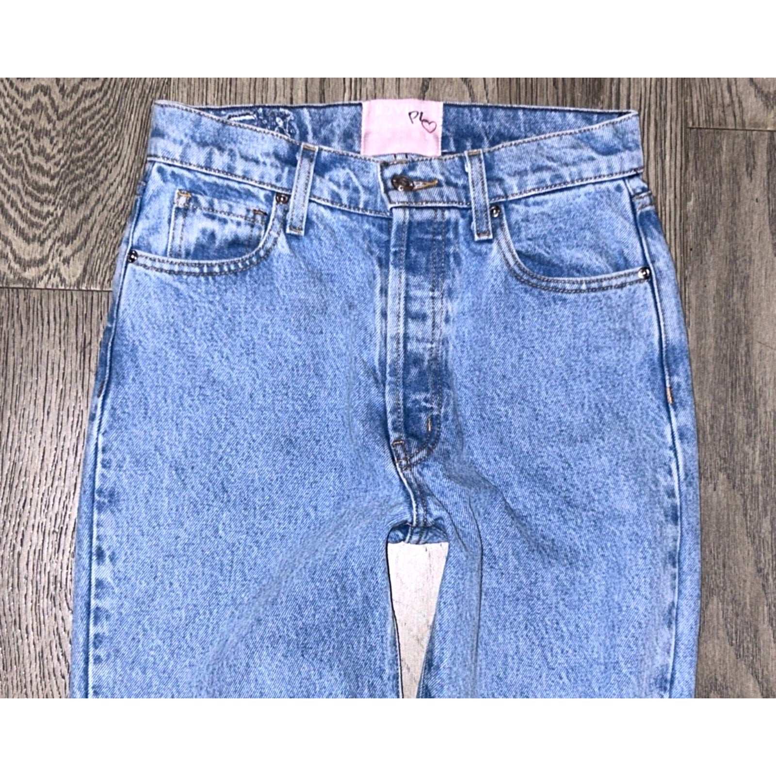 REVICE 90's Ex Boyfriend Button Fly High Rise Straight Relaxed Jeans Size 27