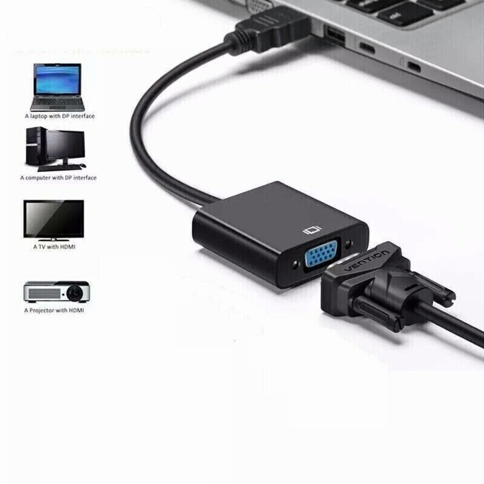 NEW HDMI Male Converter to VGA Female Adapter Cable Cord 1080P for HDTV DVD PC