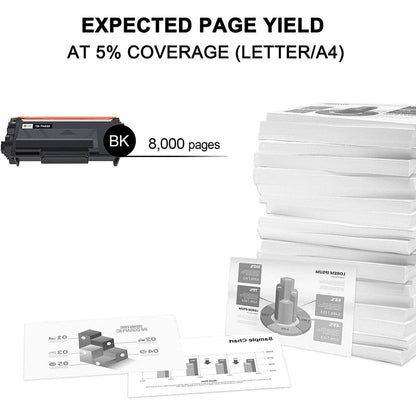 Premium Toner Cartridge TN-850 High Yield Black 2Pack TN-850-2PK-V2 For Brother