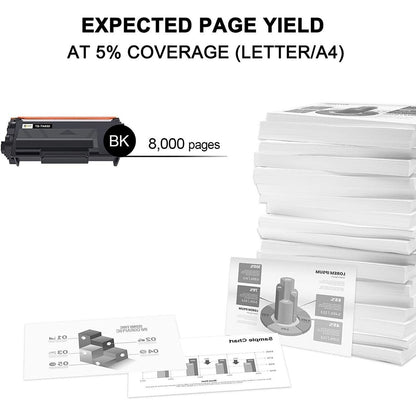 Premium Toner Cartridge TN-850 High Yield Black 2Pack TN-850-2PK-V2 For Brother