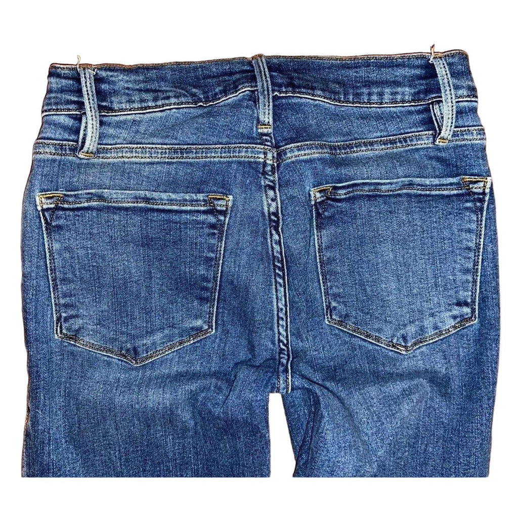 FRAME Le Skinny Jeanne Step Up Hem Ankle Jeans Sz 24