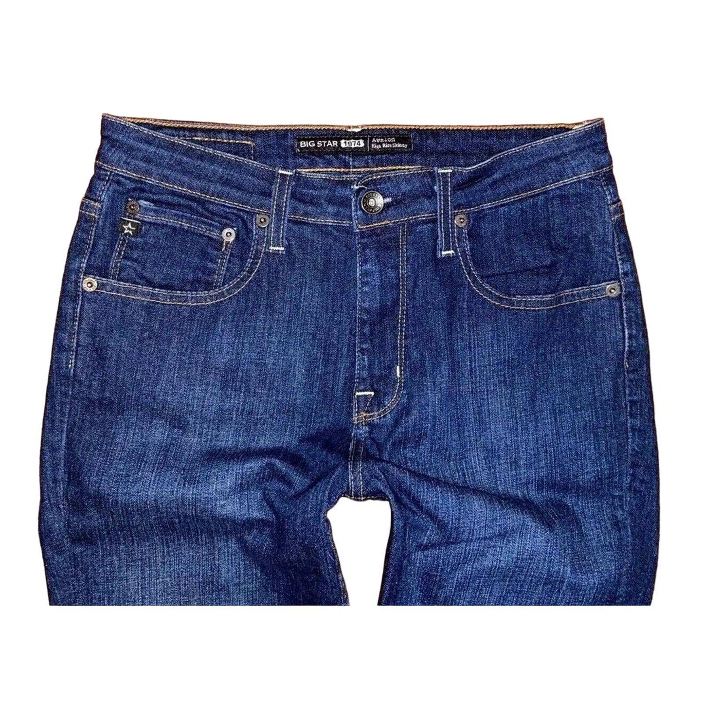 BIG STAR AVALON High Rise Skinny Leg Stretch Ankle Jeans Size 29