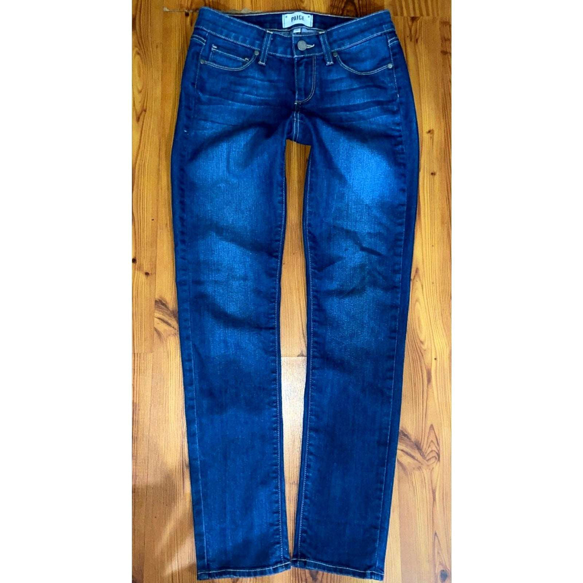 PAIGE SKYLINE ANKLE PEG Skinny Leg Stretch Jeans Size 25