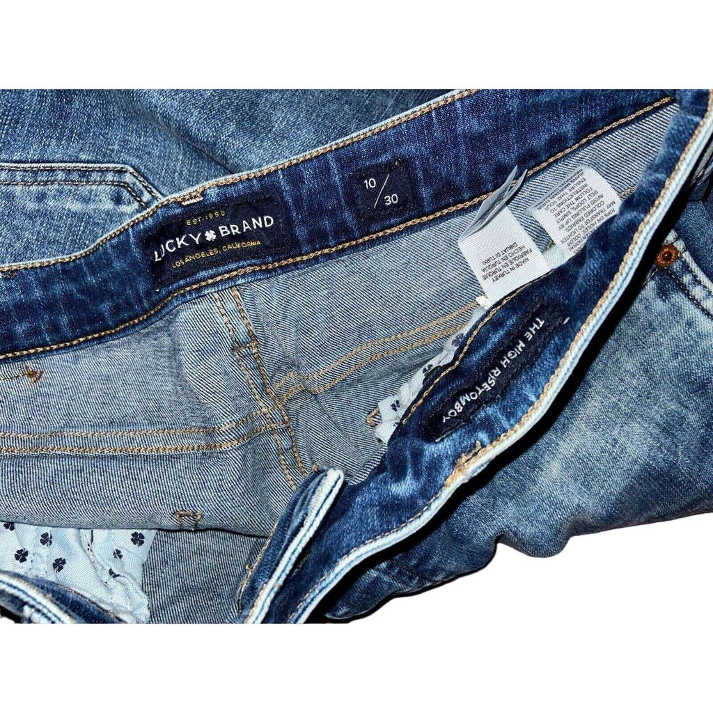 EUC! LUCKY BRAND The High Rise Tomboy Button Fly Relaxed Fit Jeans Sz 10 / 30