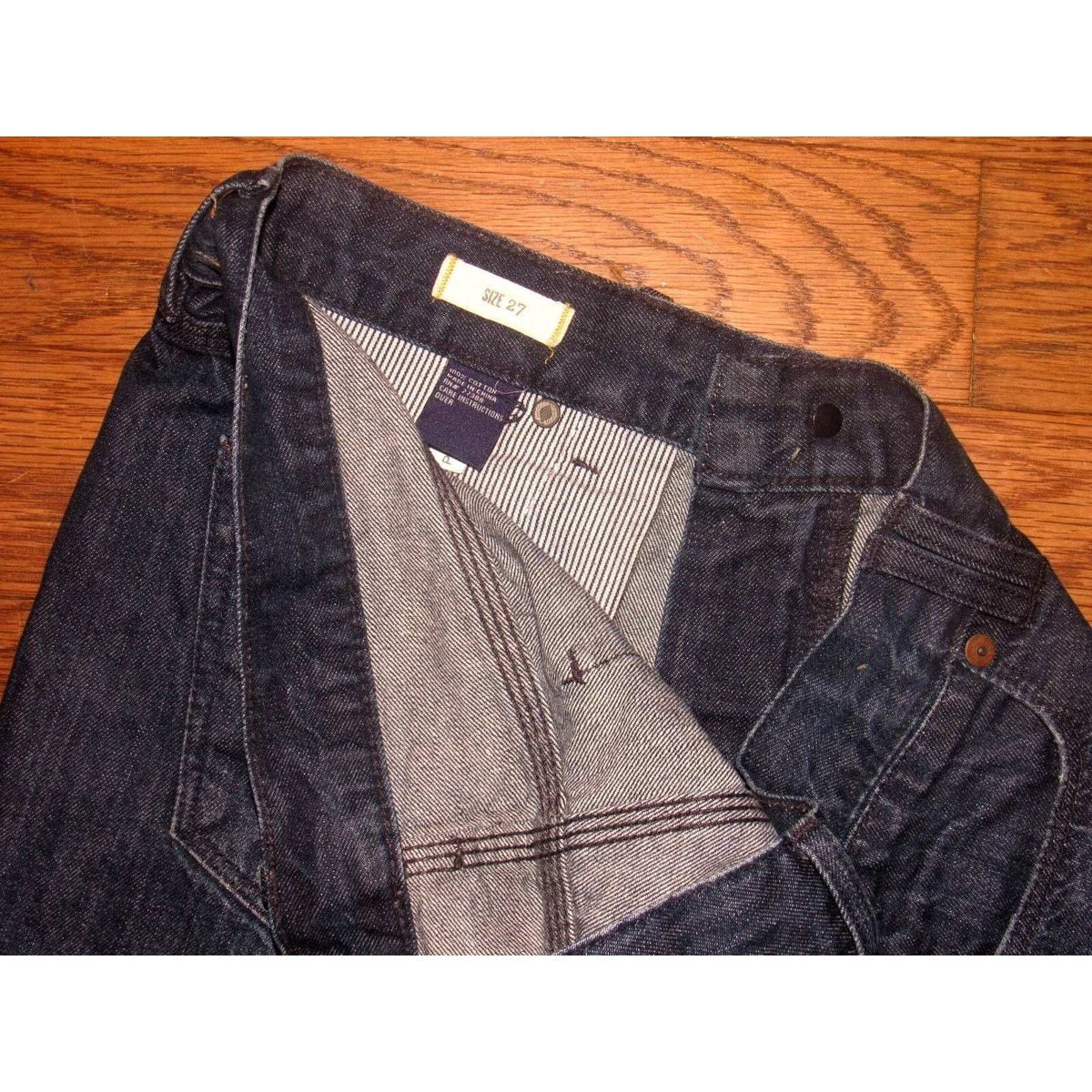 MADEWELL Raw Fray Hem Cut Off Denim Jean Shorts Size 27