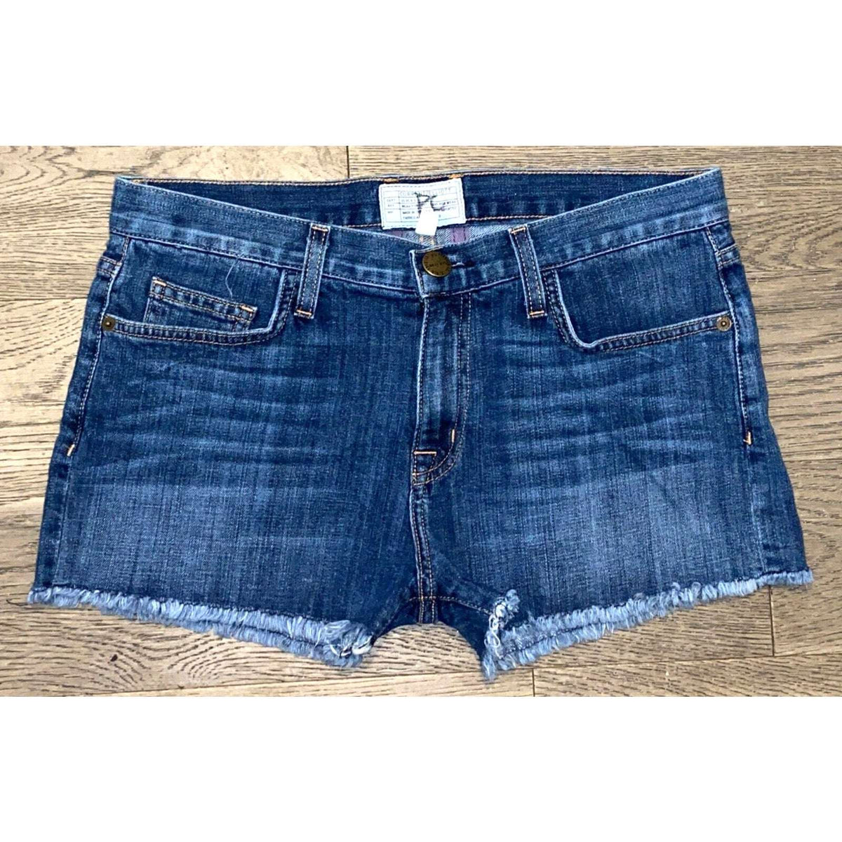 CURRENT ELLIOTT The Boyfriend Short in Love Cut Off Denim Jean Shorts Size 26