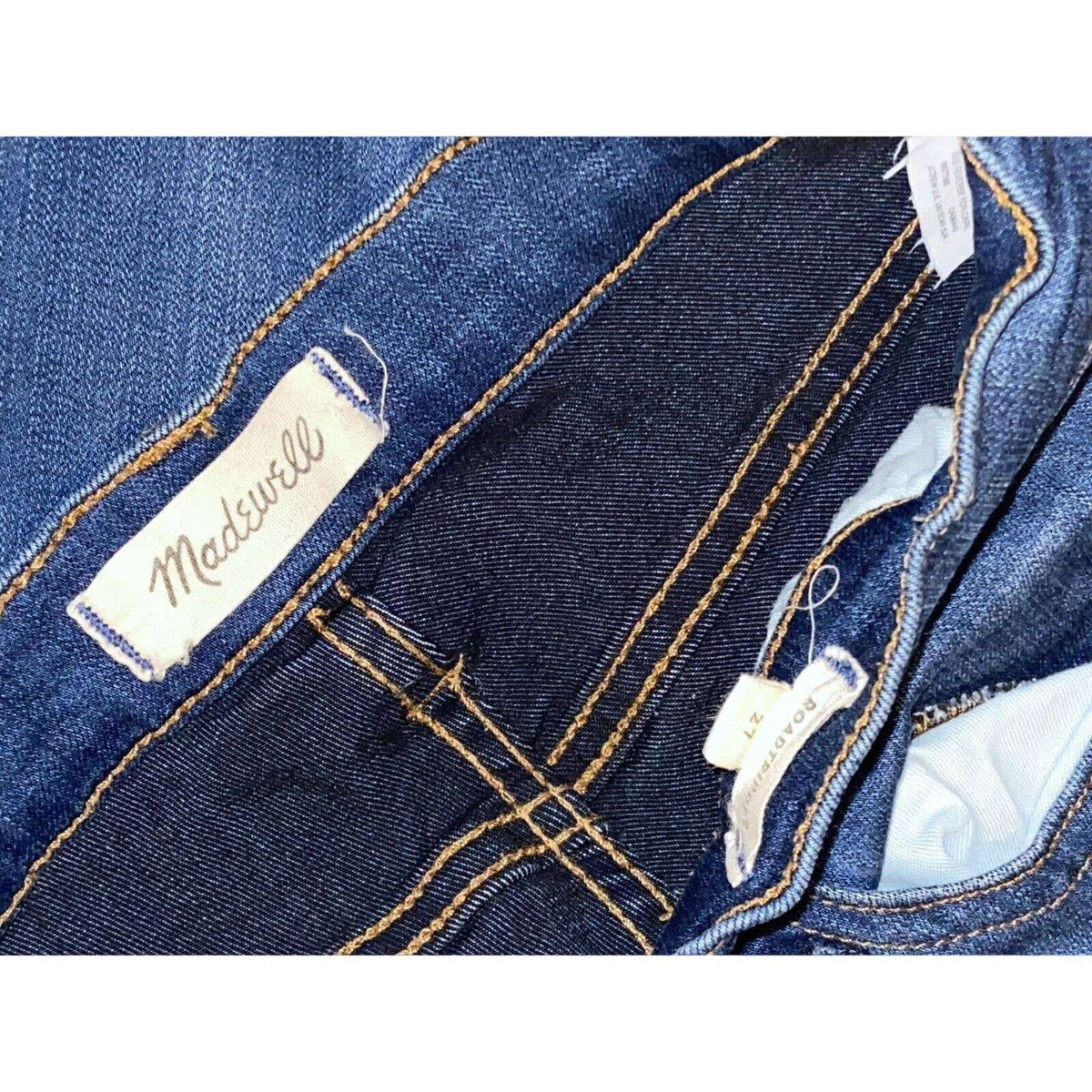 Madewell Roadtripper Jeans in Bosner Wash High Rise Skinny Leg Size 27