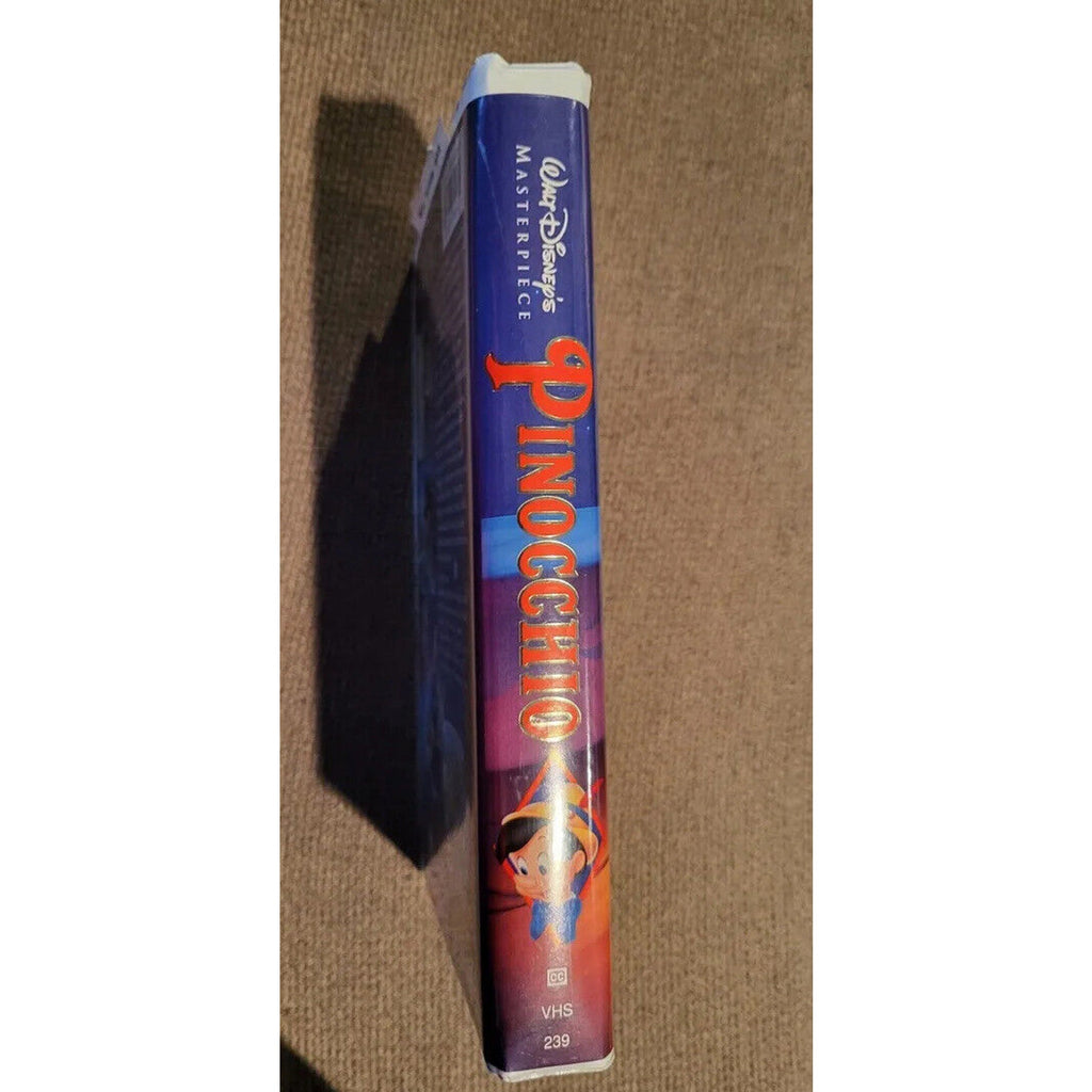 Walt Disney's Masterpiece Collection Edition Pinocchio Rare VHS 1993 #239