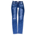 Paige Verdugo Ultra Skinny Leg Distressed & Patched Edition Jeans Size 25