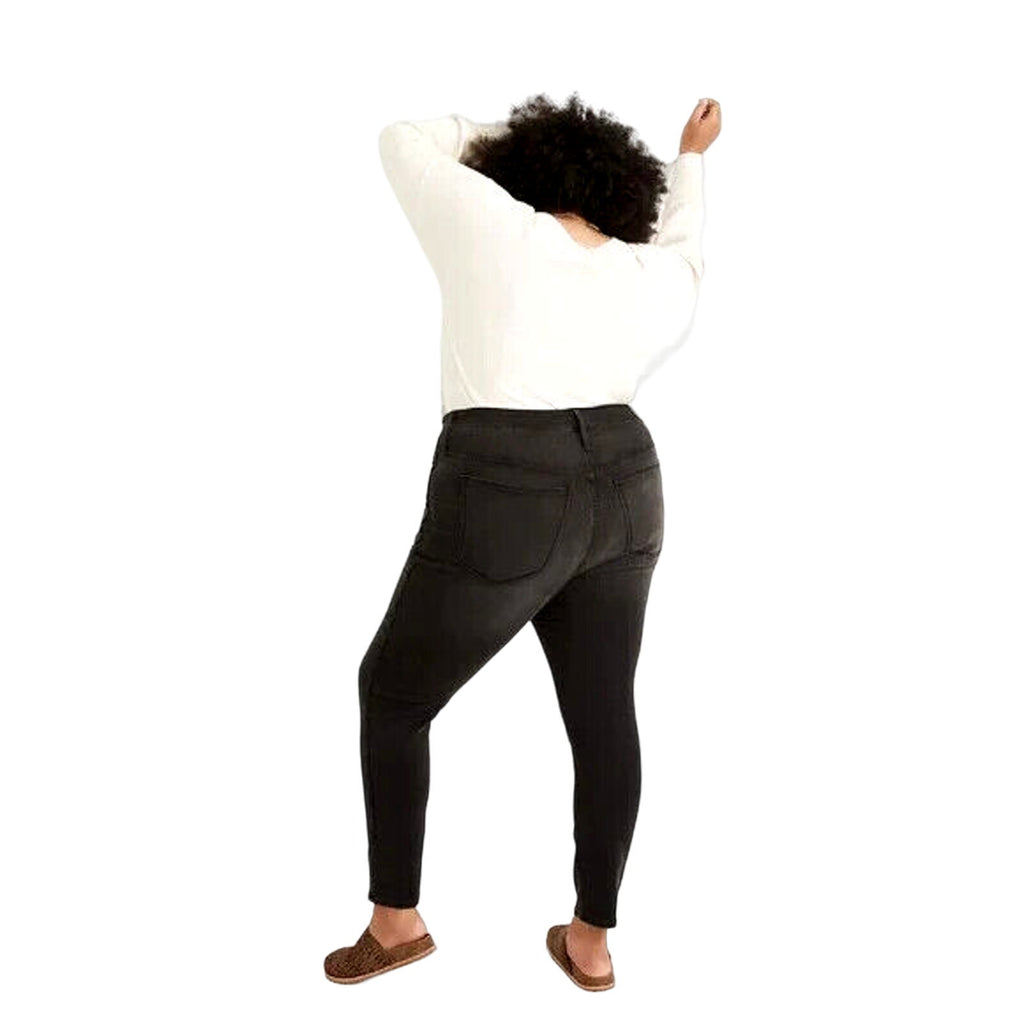 MADEWELL ROADTRIPPER High Waist Skinny Black Jeans Size 37 (24 Plus Size Women's)
