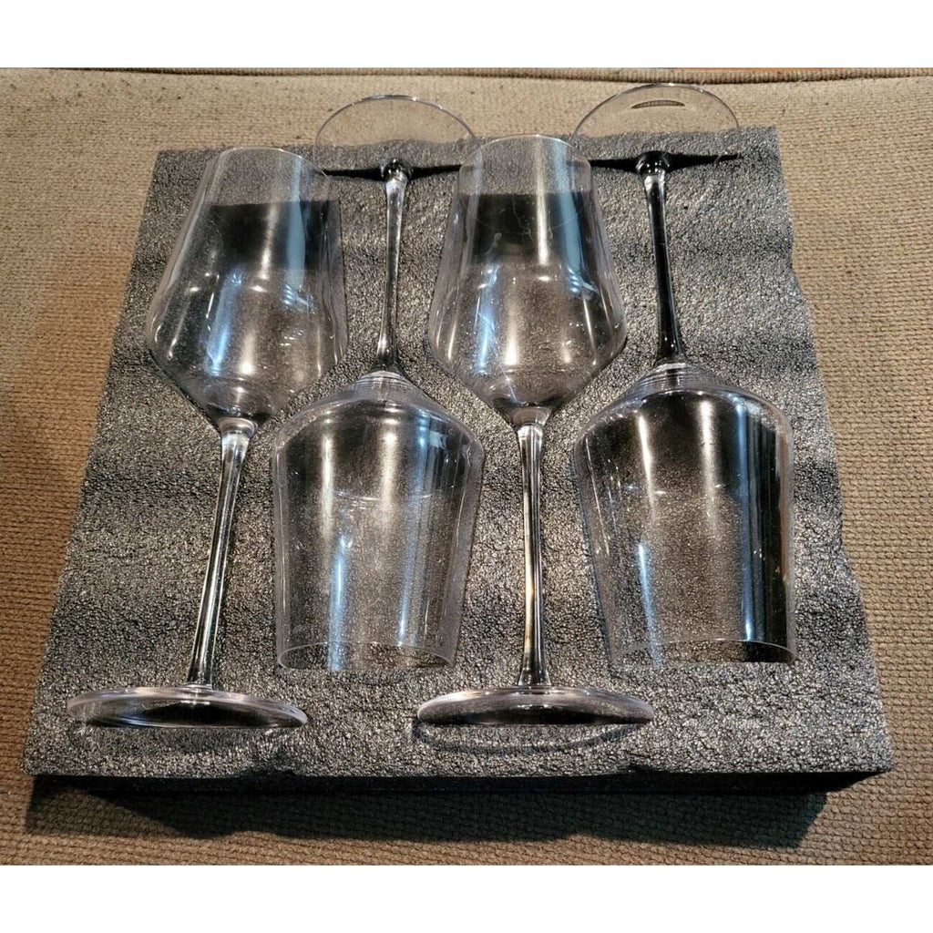 Luna & Mantha Premium Crystal Hand Blown , Long Stem Wine Glasses LM-1035 4 pcs