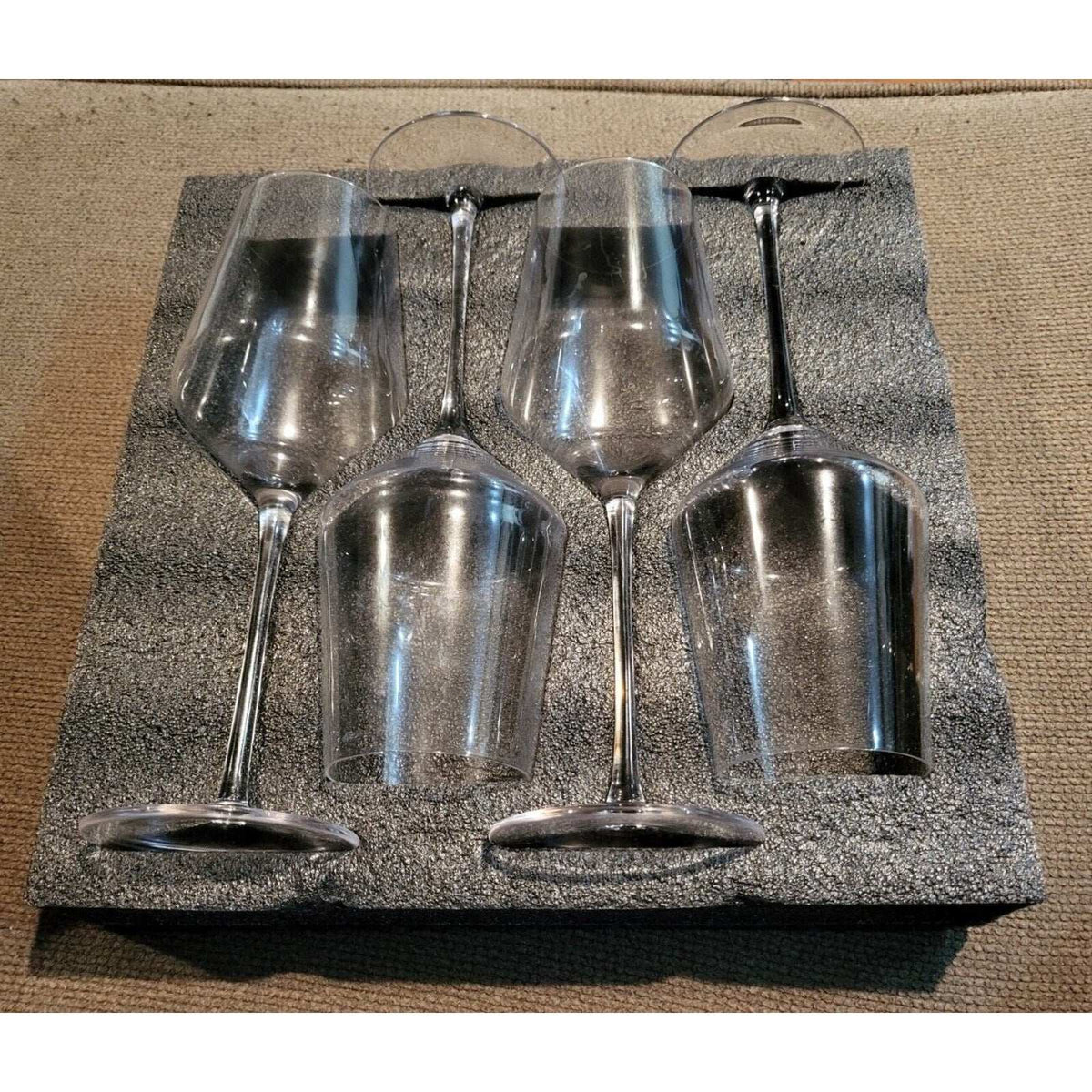 Luna & Mantha Premium Crystal Hand Blown , Long Stem Wine Glasses LM-1035 4 pcs