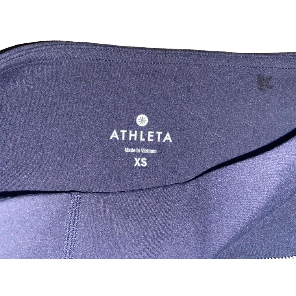 ATHLETA Navy Blue Multi Printed Leggings Size XS (X-Small) Gym/Workout/Running