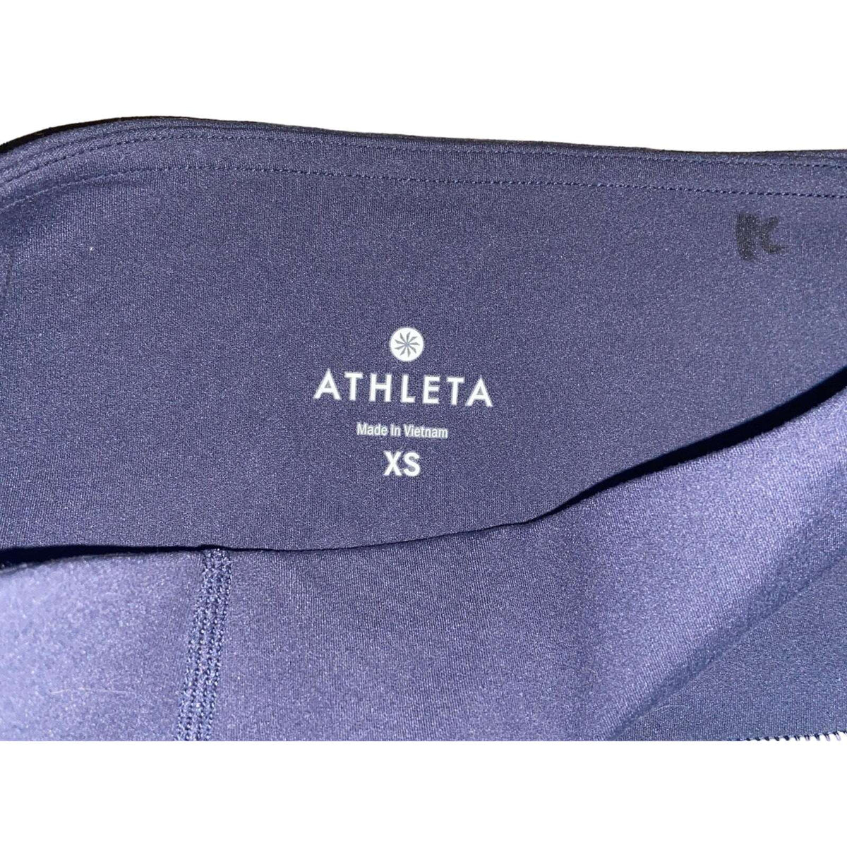 ATHLETA Navy Blue Multi Printed Leggings Size XS (X-Small) Gym/Workout/Running
