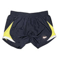 NIKE Black & Yellow Lined Running Shorts w Pocket & Drawstring Size S Women's